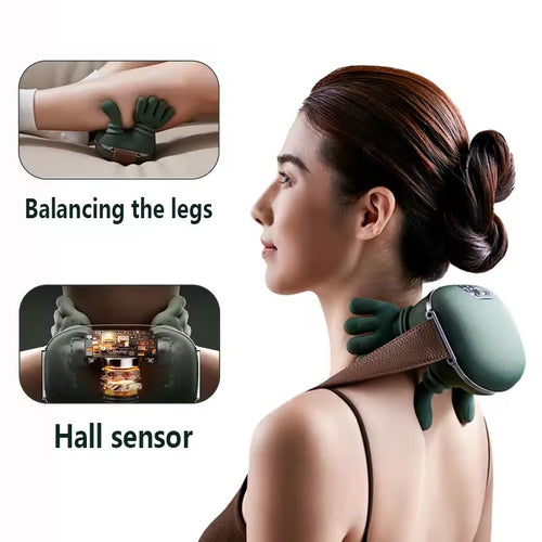 ALEVA massager in use