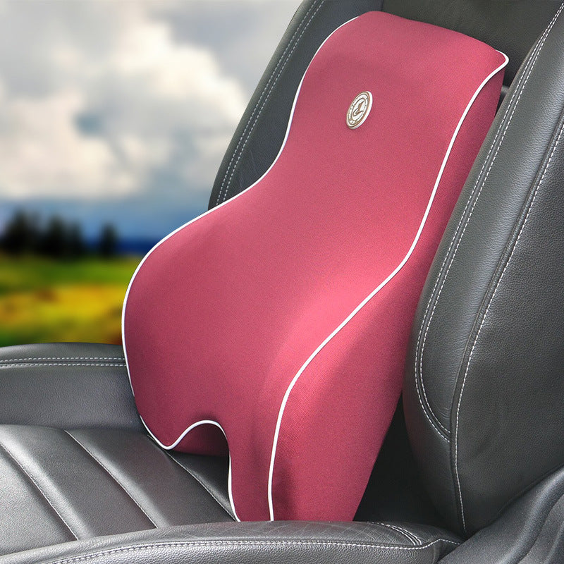 ALEVA Lumbar Support Cushion on chair